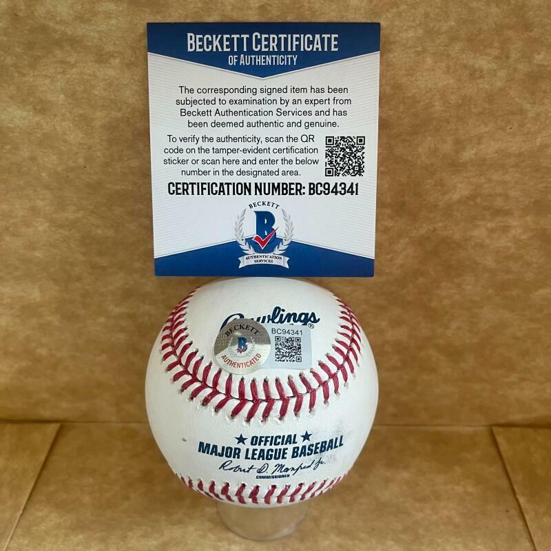 RICK SMITH BRUINS 1970 STANLEY CUP SIGNED AUTOGRAPHED M.L. BASEBALL BAS BC94341