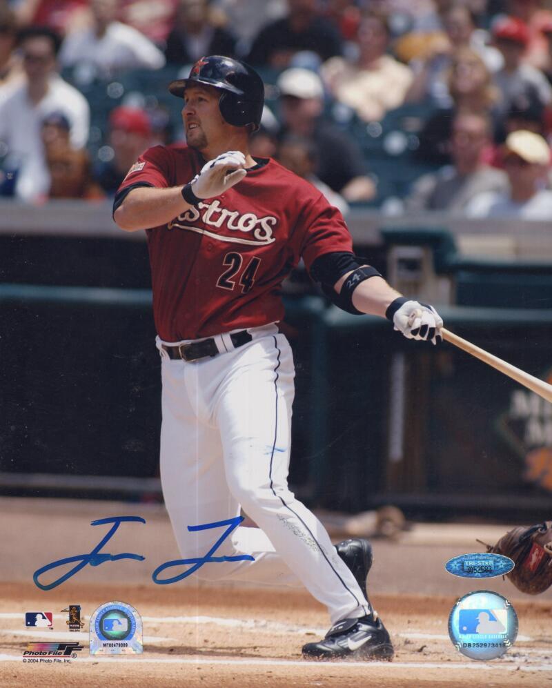 JASON LANE ASTROS  SIGNED AUTOGRAPHED 8X10 PHOTO W/ COA