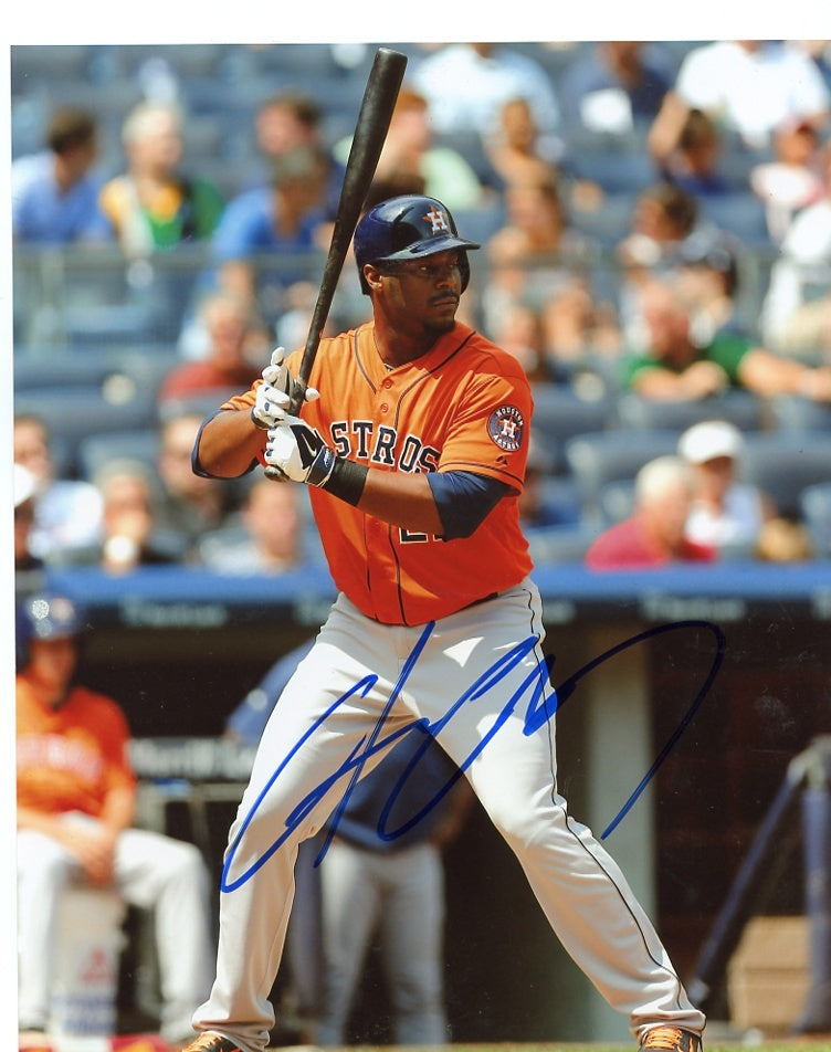 CHRIS  CARTER   HOUSTON ASTROS    SIGNED AUTOGRAPHED 8X10  PHOTO  W/ COA 
