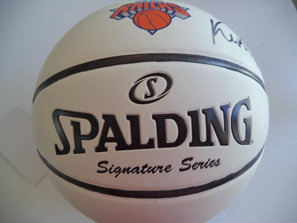 KEVIN  KNOX NEW YORK KNICKS SIGNED AUTO LOGO BASKETBALL ROOKIE JSA WPP071765