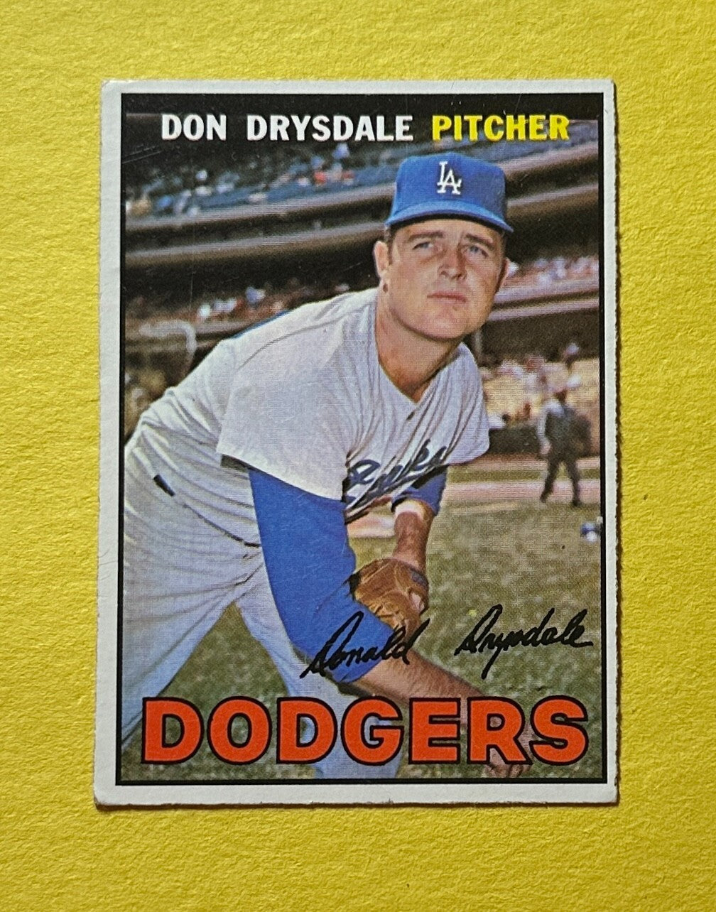 1967 TOPPS DON DRYSDALE #55 DODGERS HOF