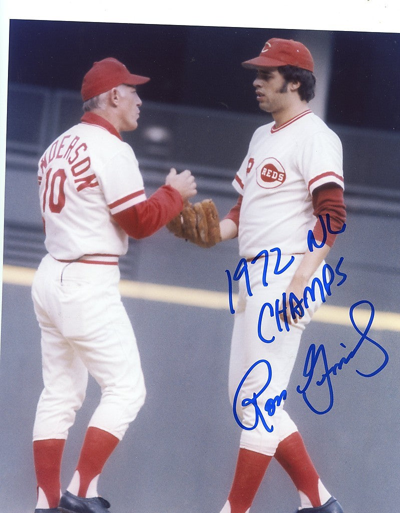 ROSS GRIMSLEY  CINCINATTI  REDS  72 NL CHAMPS  SIGNED