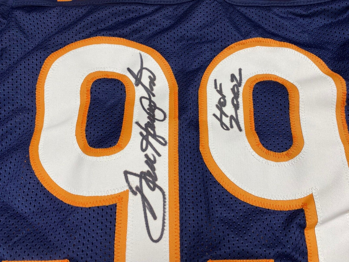 DAN HAMPTON CHICAGO BEARS #99 HOF 2002 SIGNED AUTOGRAPHED CUSTOM JERSEY BECKETT