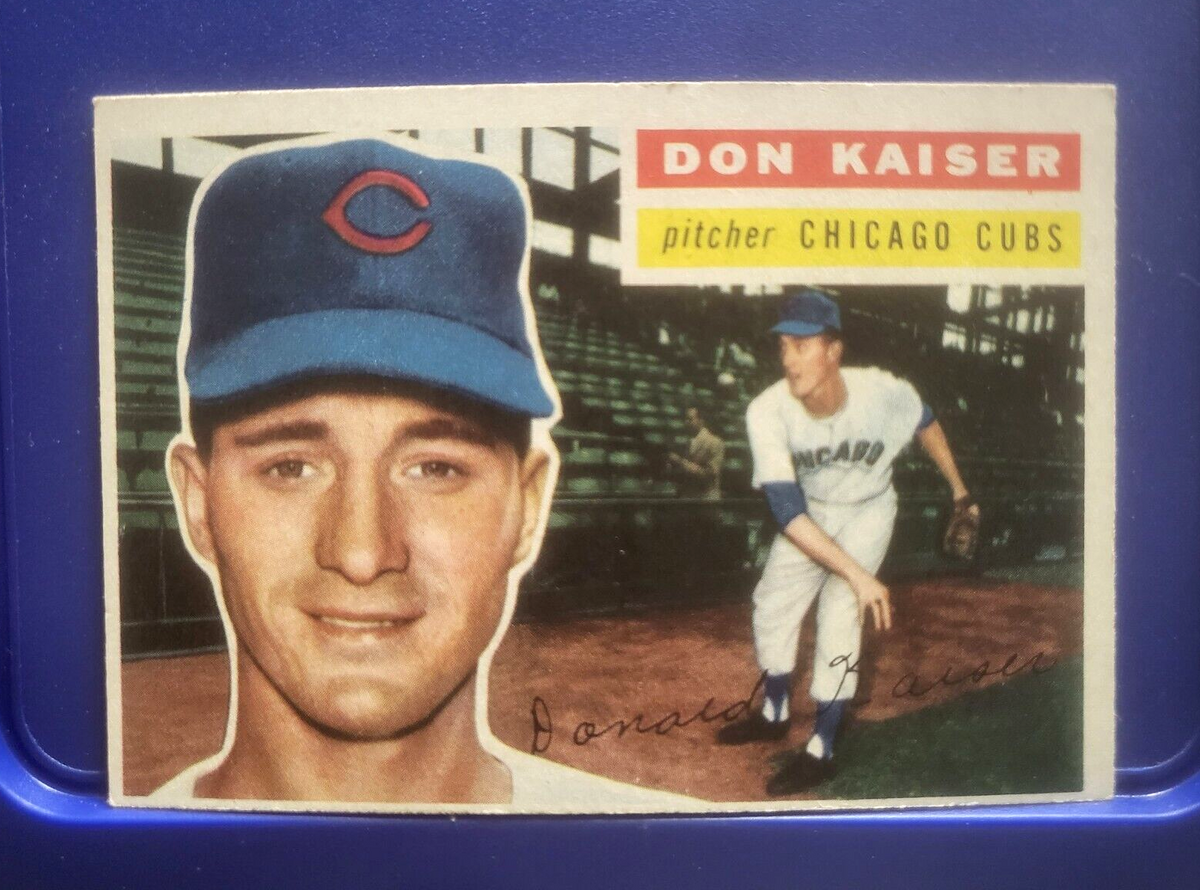 1956 TOPPS DON KAISER CHICAGO CUBS #124 CARD VINTAGE