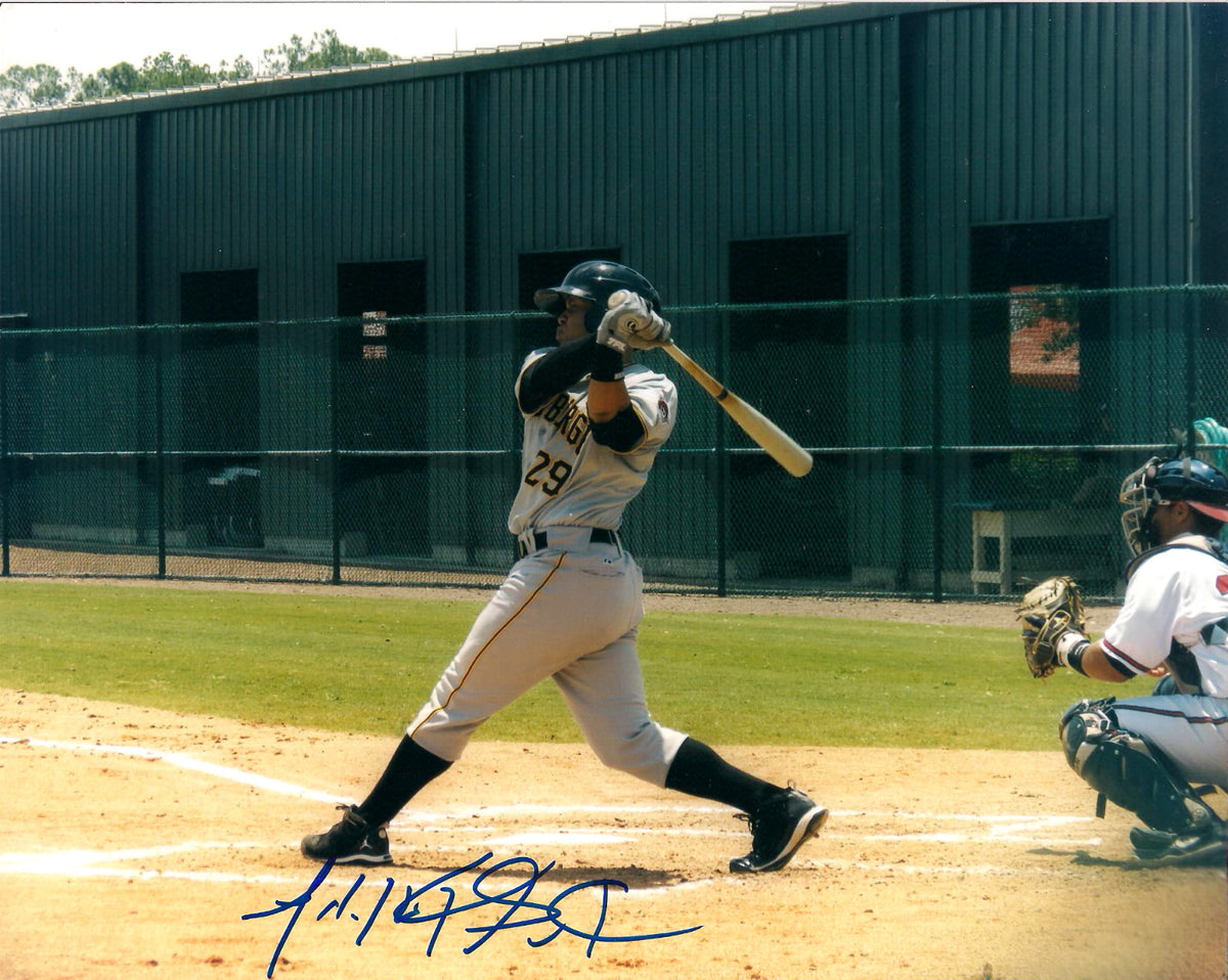 ADALBERTO SANTOS PITTSBURGH PIRATES SIGNED AUTOGRAPHED 8X10 PHOTO W/COA