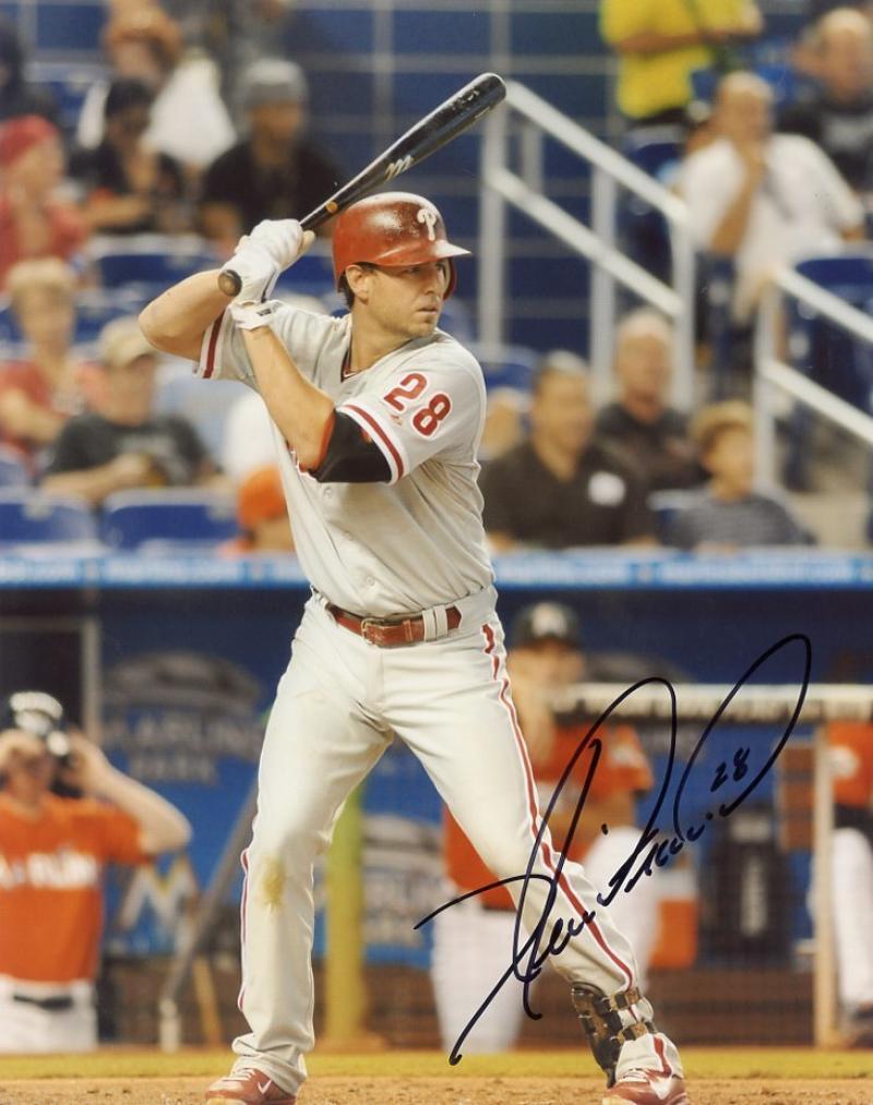 KEVIN FRANDSEN PHILADELPHIA PHILLIES POSED SIGNED AUTOGRAPHED 8X10 W/COA