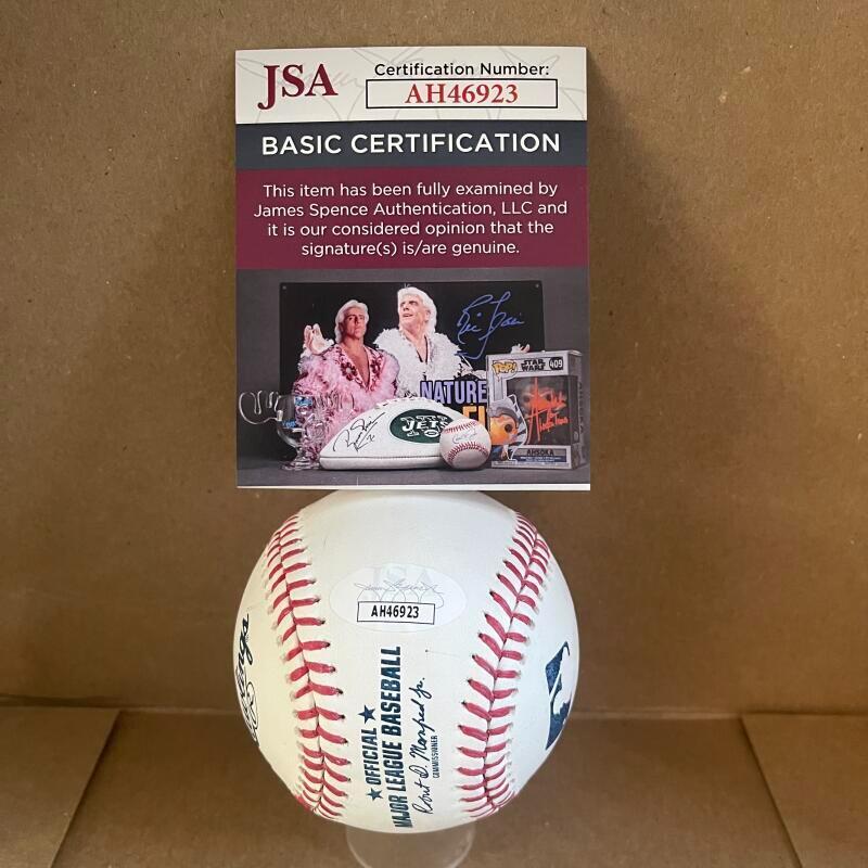 LARRY DIERKER ASTROS NO HITTER 7/9/76 SIGNED M.L. BASEBALL JSA AH46923