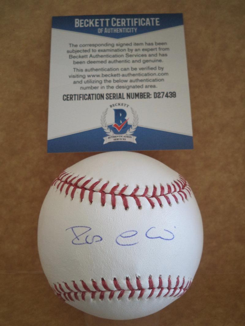 ROBINSON CANO SEATTLE MARINERS SIGNED AUTOGRAPH M.L BASEBALL BECKETT D27439