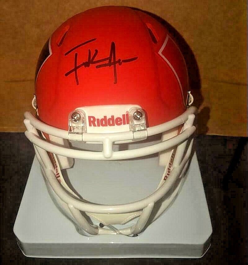 FRANK GORE MIAMI HURRICANES SIGNED AMP ALTERNATIVE MINI HELMET JSA WITNESSED