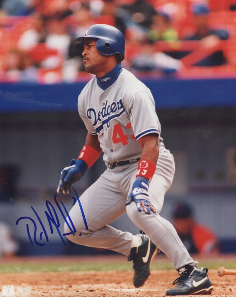 RAUL MONDESI DODGERS SIGNED AUTOGRAPHED 8X10 PHOTO W/ COA