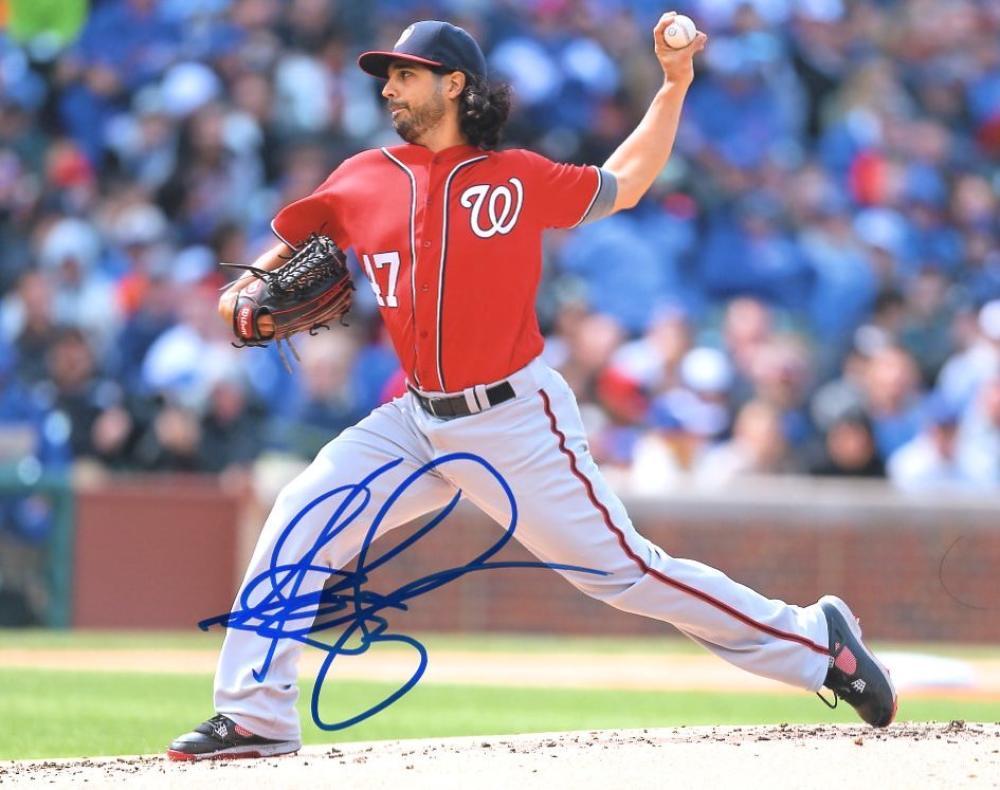 GIO GONZALEZ WASHINGTON NATIONALS SIGNED AUTOGRAPHED 8X10 PHOTO W/COA