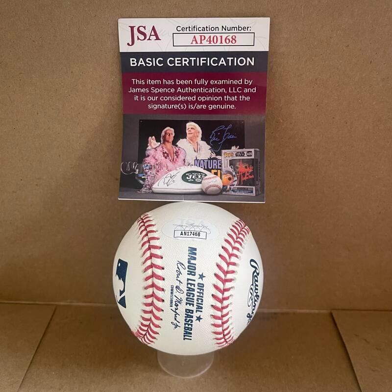 CHRIS SABO 88 NL ROY 90 WORLD CHAMPS SIGNED M.L. BASEBALL JSA AUTH