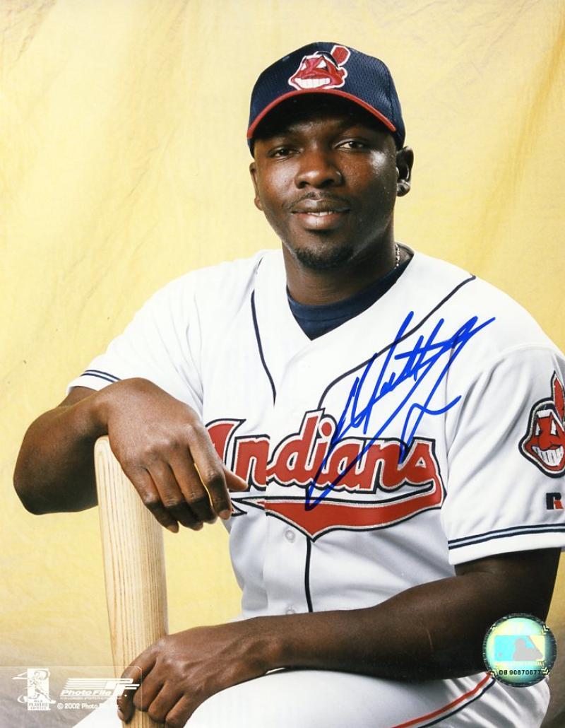 MATT LAWTON CLEVELAND INDIANS SIGNED AUTOGRAPHED STUDIO 8X10 PHOTO W/COA