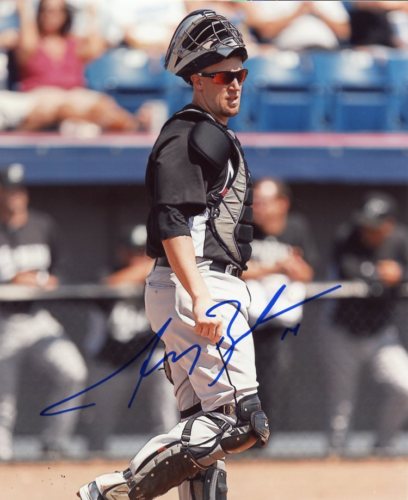 JOHN BUCK FLORIDA MARLINS SIGNED 8X10 PHOTO W/COA