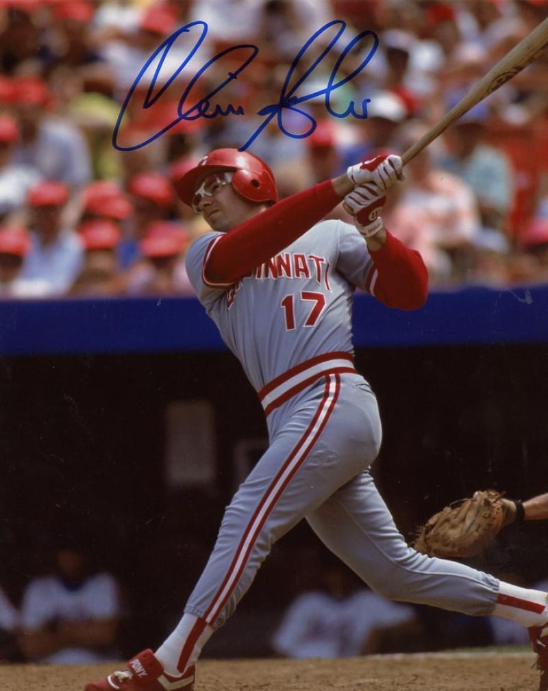 CHRIS SABO CINCINNATI REDS SIGNED AUTOGRAPHED #17 8X10 PHOTO W/COA