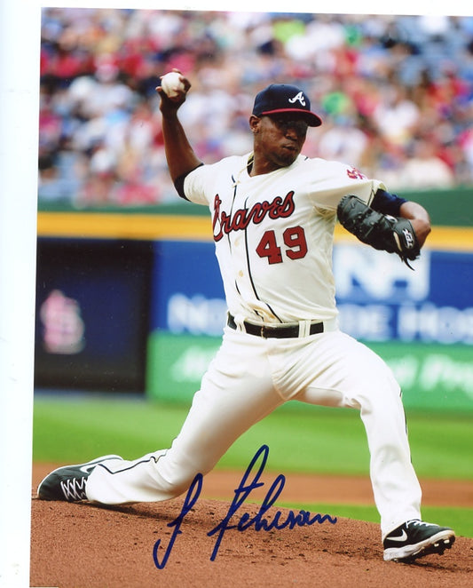 JULIO  TEHERAN  ATLANTA  BRAVES   SIGNED  AUTOGRAPHED    8x10 PHOTO  W/COA