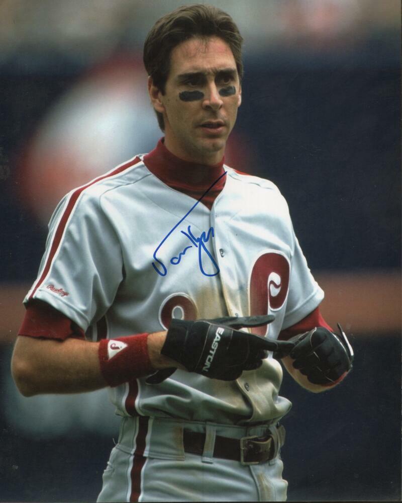 VON HAYES PHILADELPHIA PHILLIES   SIGNED AUTOGRAPHED 8X10 PHOTO W/ COA