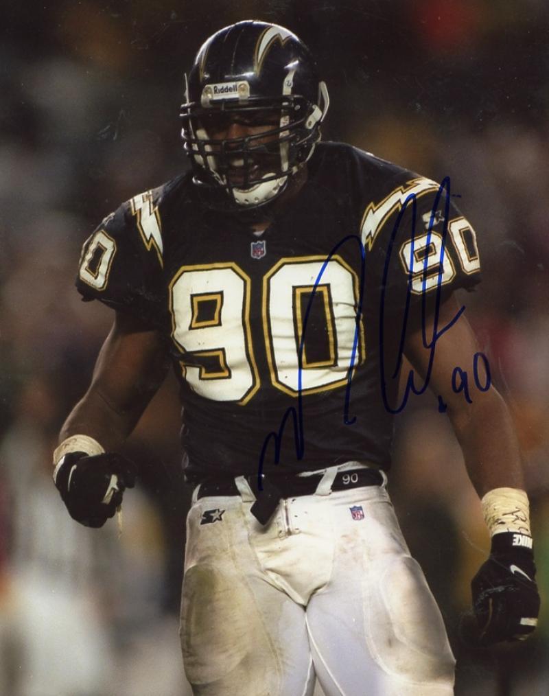 MARCO COLEMAN   SAN DIEGO CHARGERS     SIGNED AUTOGRAPHED    8x10 PHOTO W/COA  