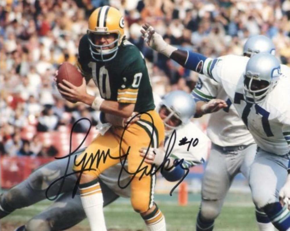 LYNN DICKEY GREEN BAY PACKERS SIGNED AUTOGRAPHED 8X10 PHOTO W/COA