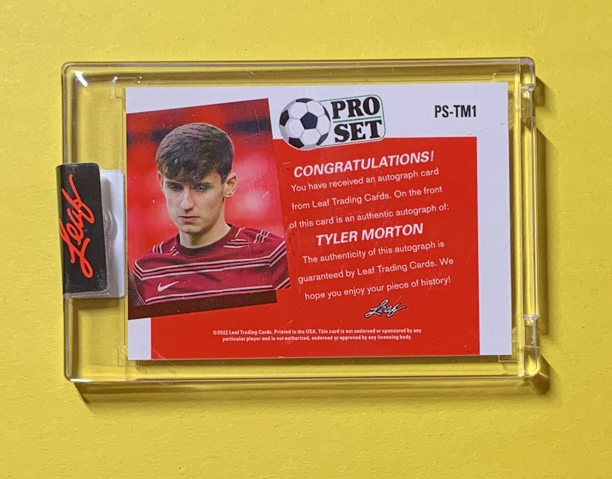 2022 LEAF PRO SET TYLER MORTON AUTOGRAPH #PS-TM1