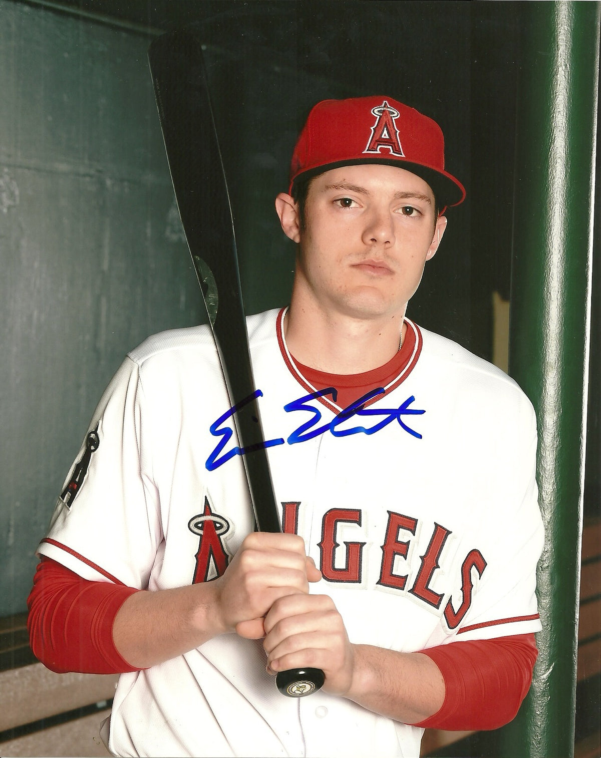 ERIC STAMETS ANAHEIM ANGELS SIGNED AUTO 8x10 PHOTO W/COA