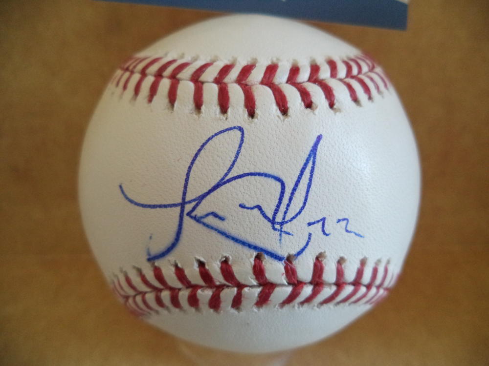 JORGE ALFARO PHILADELPHIA PHILLIES ROOKIE YEAR SIGNED ML BASEBALL BECKETT R07716