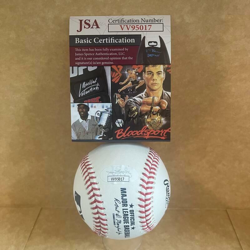 KEITH HERNANDEZ CARDINALS 82 WS CHAMPS SIGNED AUTO  ML BASEBALL JSA VV95017