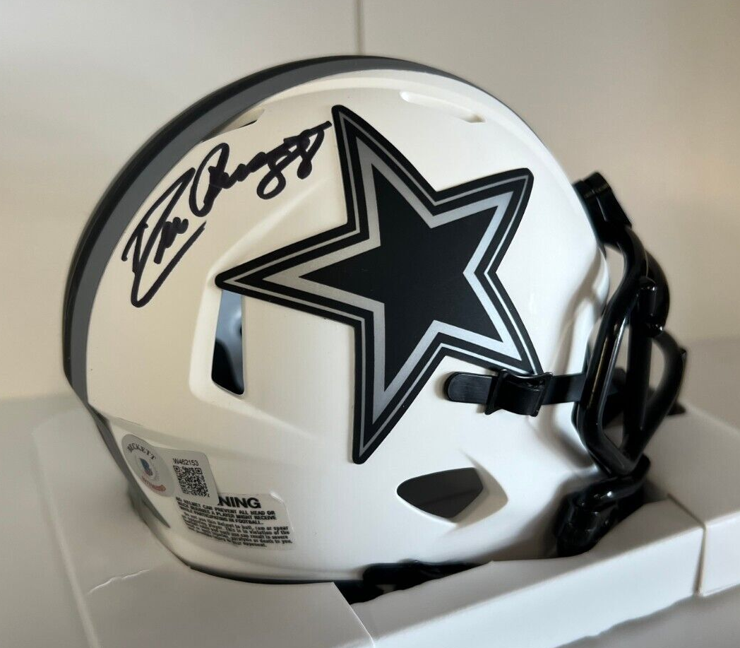 DREW PEARSON DALLAS COWBOYS SIGNED AUTOGRAPHED ECLIPSE MINI HELMET BECKETT
