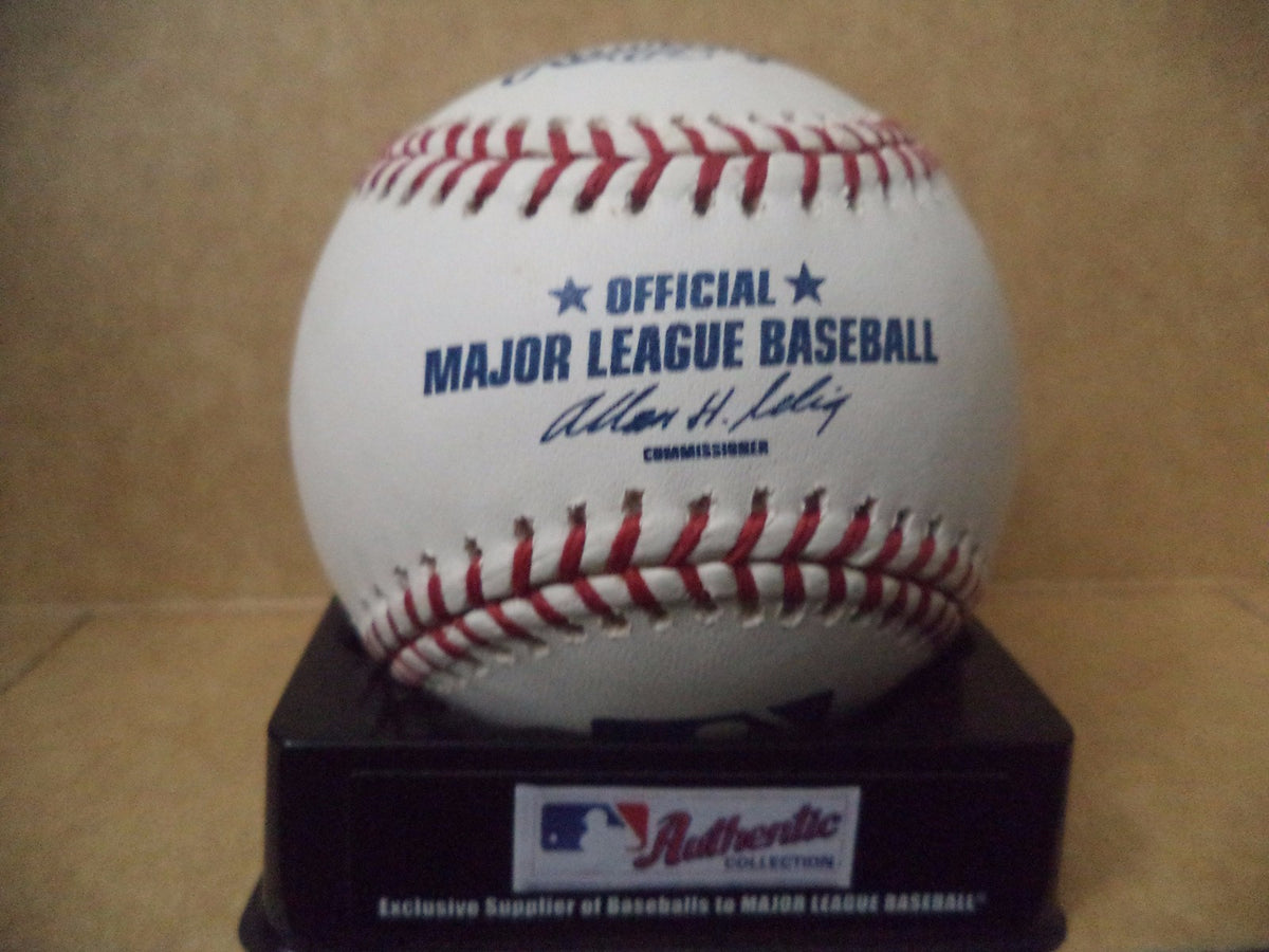 ALEX HINSHAW GIANTS/CUBS SIGNED AUTOGRAPHED ROMLB ML BASEBALL W/COA