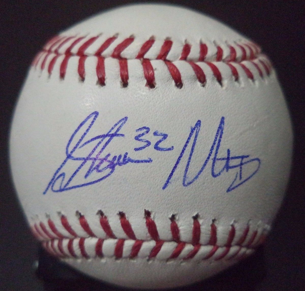 STEVEN STEVE MATZ NEW YORK METS SIGNED AUTOGRAPHED ROMLB BASEBALL W/COA PROOF I