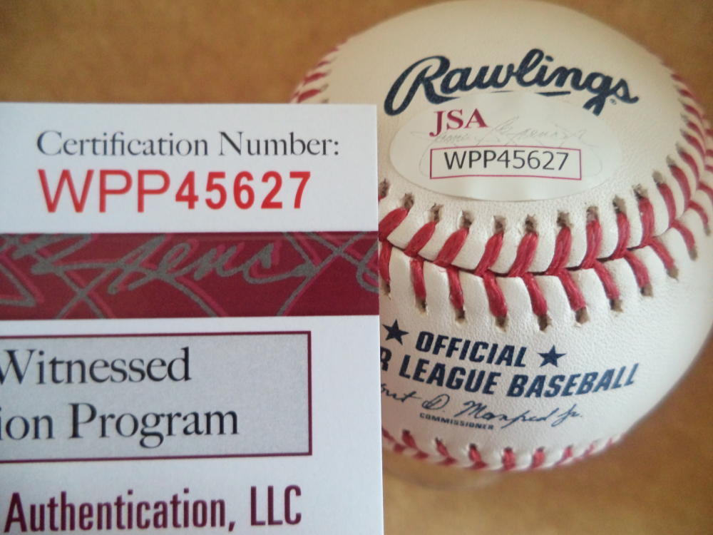 TAYLOR TRAMMELL SIGNED AUTO 2018 FUTURES GAME BASEBALL REDS/MVP JSA WPP45627
