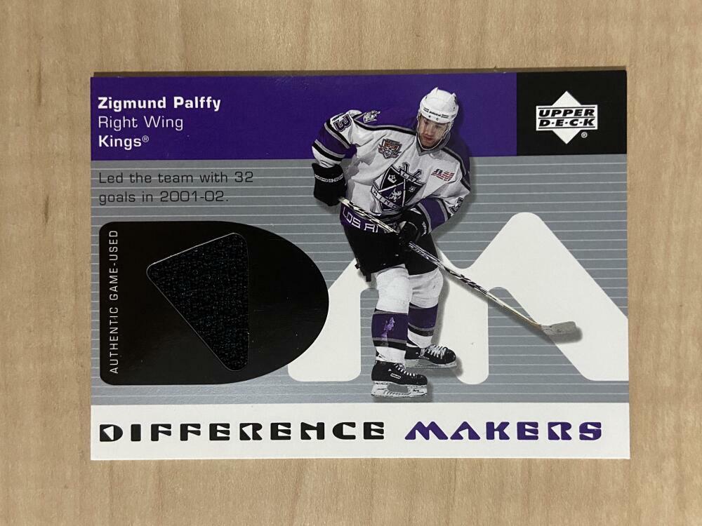 ZIGMUND PALFFY LOS ANGELES KINGS 2003 UPPER DECK PATCH CARD #DM-ZP