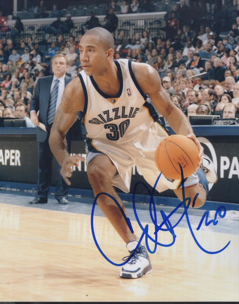 DONTA JONES  GRIZZLIES  SIGNED AUTOGRAPHED 8X10 PHOTO W/ COA