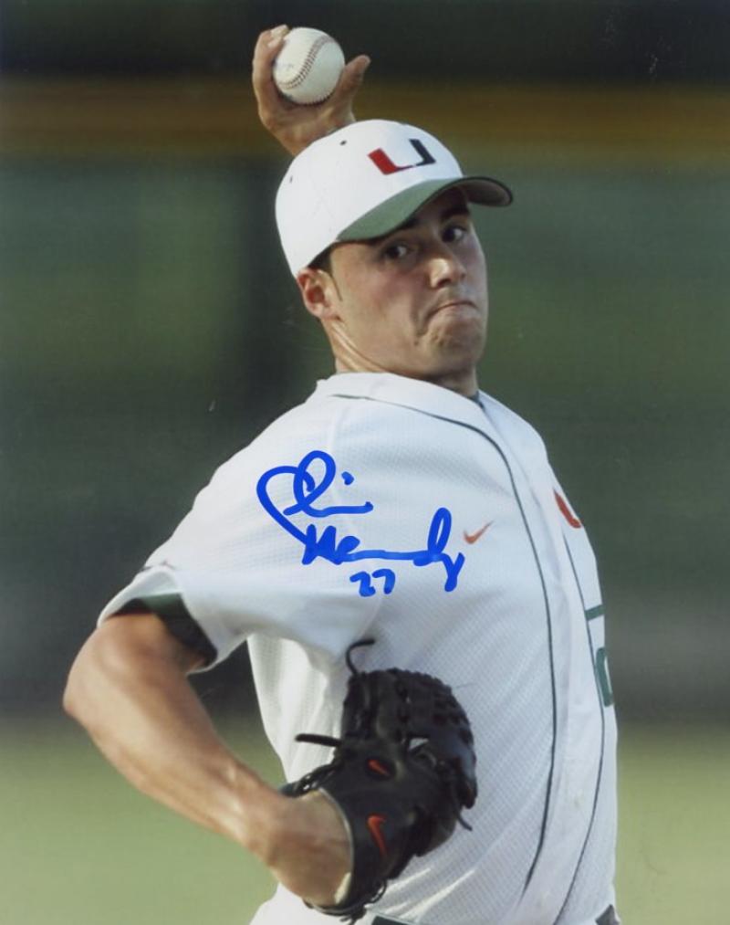 CHRIS HERNANDEZ MIAMI HURRICANES SIGNED AUTOGRAPHED 8X10 PHOTO W/COA