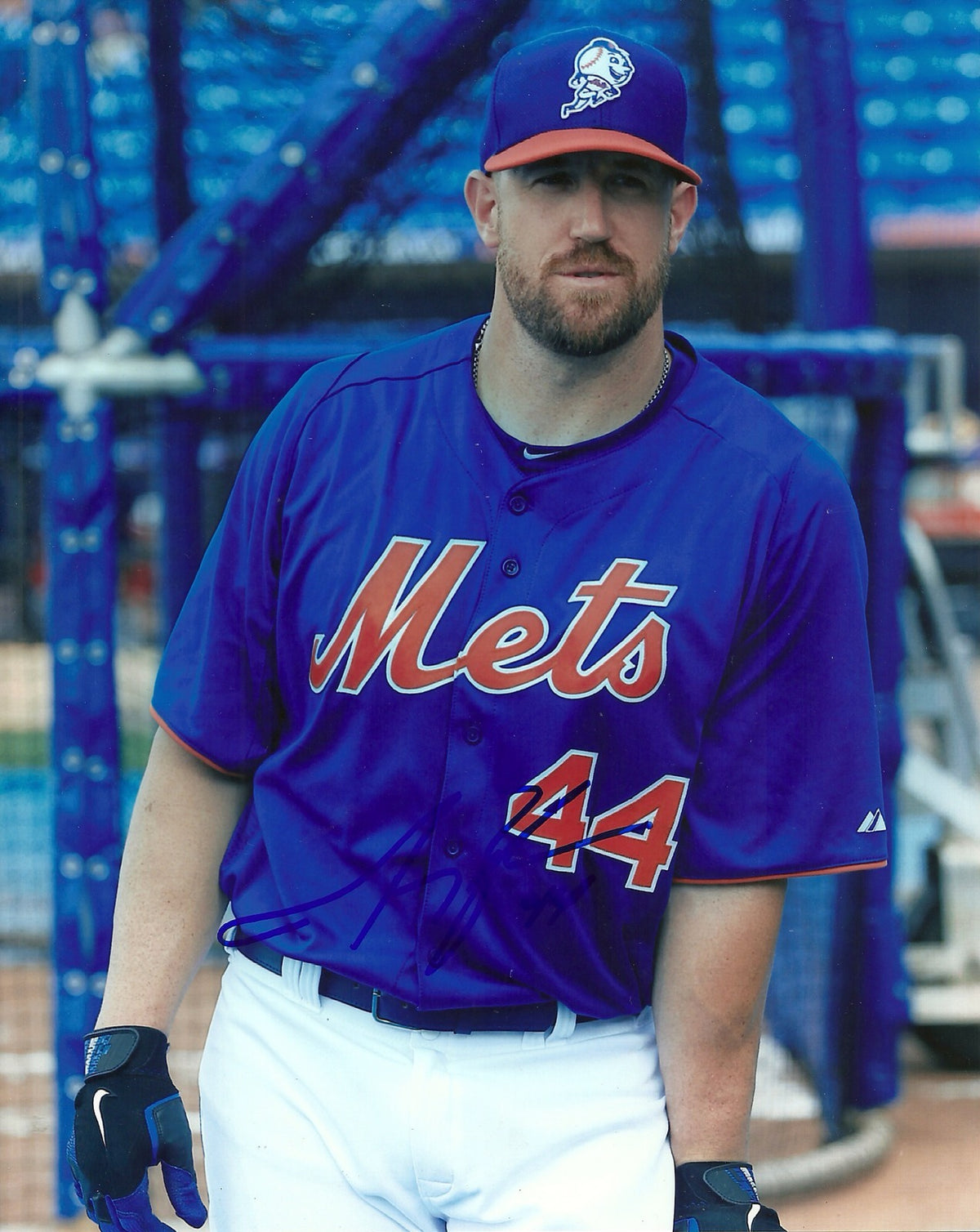JOHN BUCK NEW YORK METS SIGNED AUTOGRAPHED 8x10 PHOTO W/COA