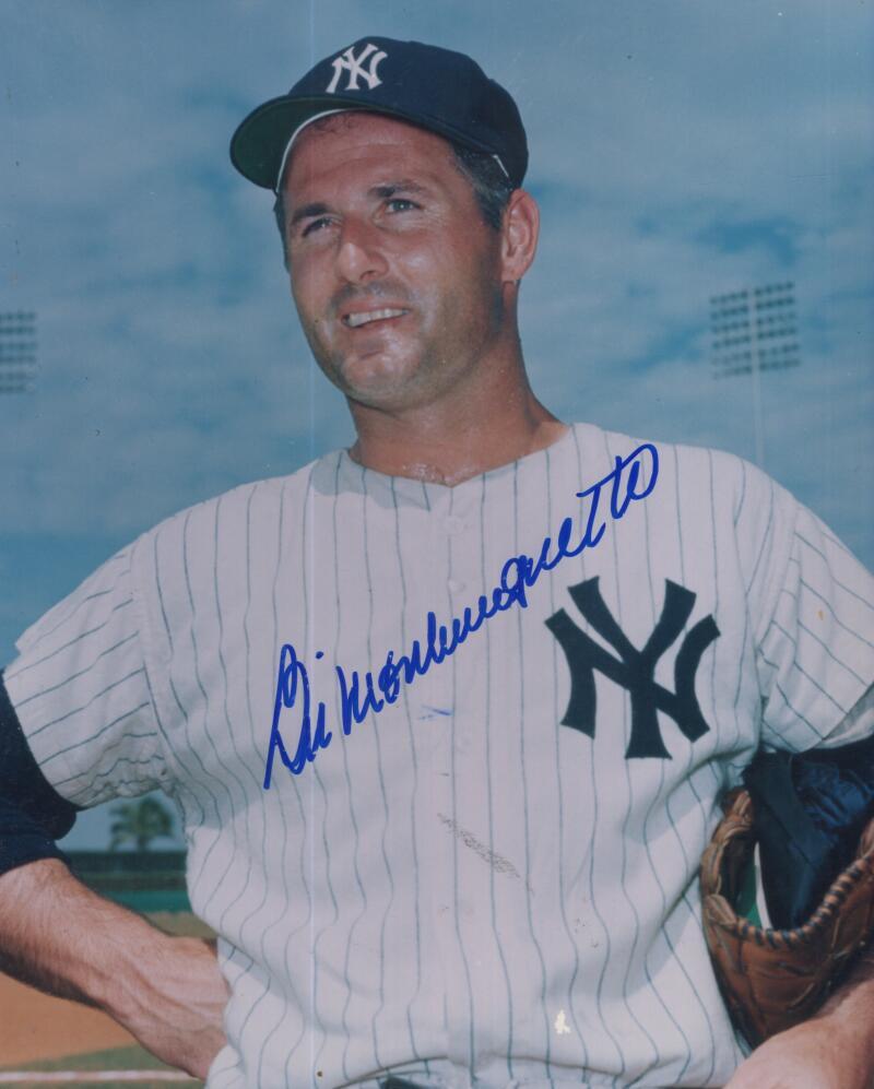 BILL MONBOUQUETTE  YANKEES SIGNED AUTOGRAPHED 8X10 PHOTO W/ COA