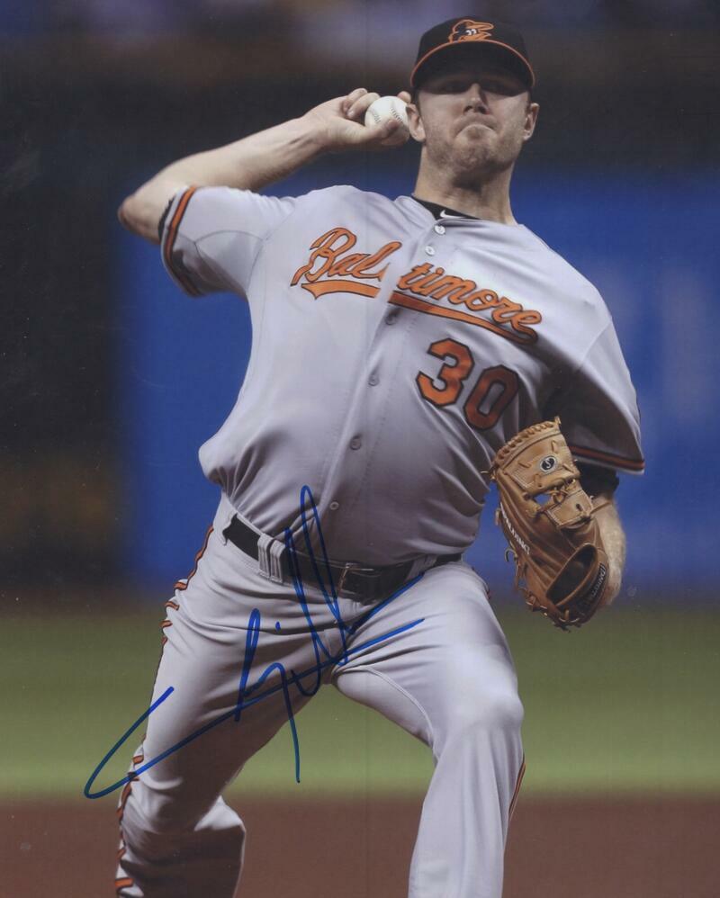 CHRIS TILLMAN BALTIMORE ORIOLES  SIGNED AUTOGRAPHED 8X10 PHOTO W/ COA