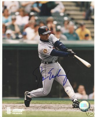 DAMION EASLEY DETROIT TIGERS SIGNED 8X10 PHOTO W/COA