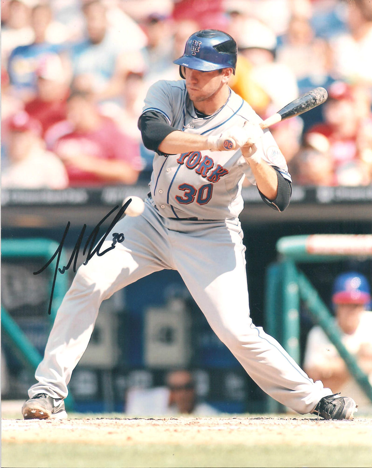 JOSH THOLE NEW YORK METS AUTOGRAPHED SIGNED 8X10 PHOTO W/COA