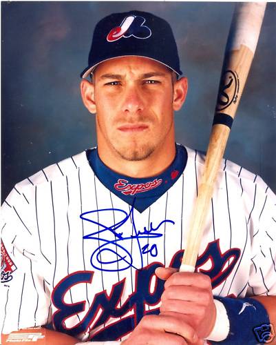 BRAD FULLMER MONTREAL EXPOS SIGNED 8X10 PHOTO W/COA