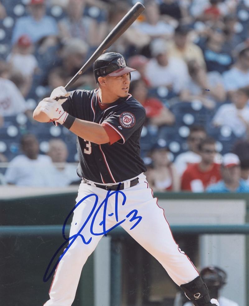 WILSON RAMOS BATTING  WASHINGTON NATIONALS  SIGNED AUTOGRAPHED 8X10 PHOTO