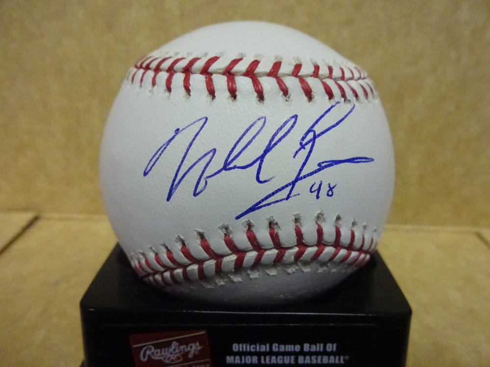 MIKE PARISI ST. LOUIS  CARDINALS SIGNED M.L. BASEBALL W/COA