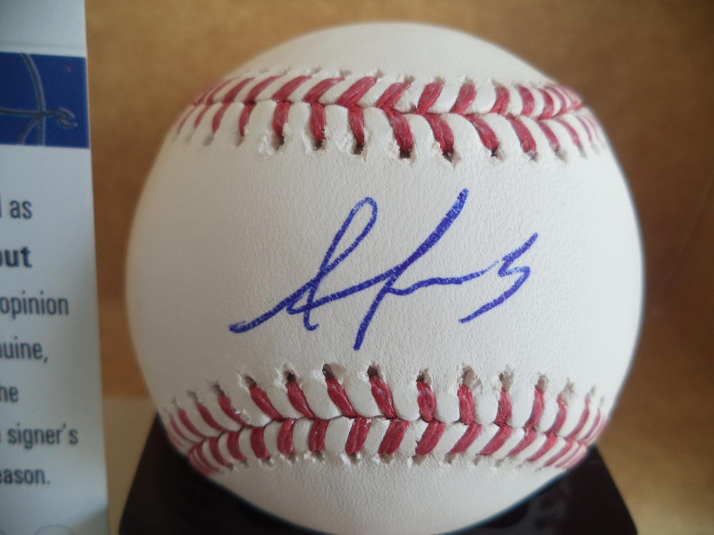 ALEX REYES ST. LOUIS CARDINALS SIGNATURE DEBUT SIGNED M.L. BASEBALL JSA SD28664