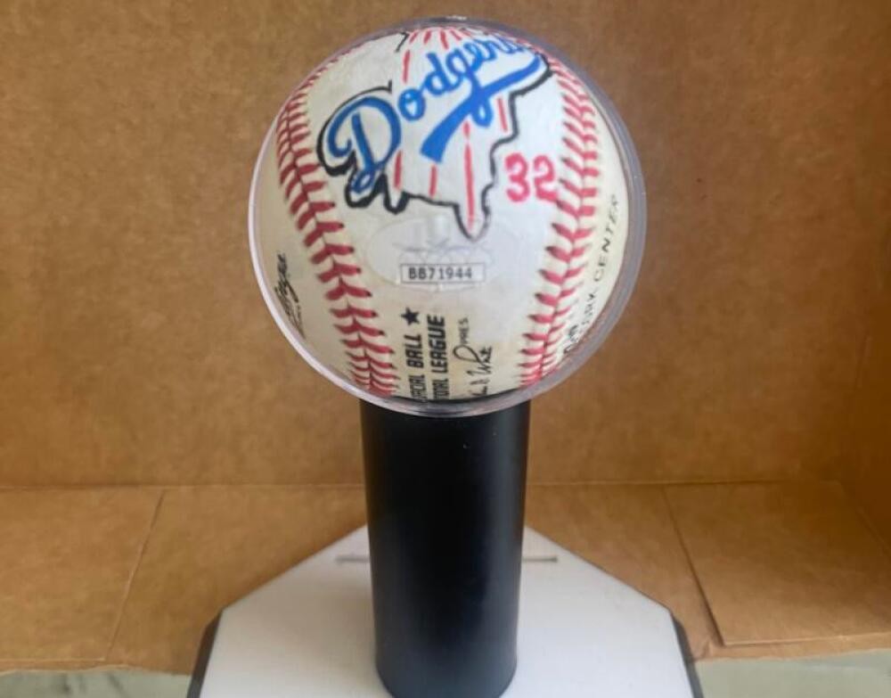 SANDY KOUFAX SIGNED AUTOGRAPHED ART RARE N.L. BASEBALL W/ LOA