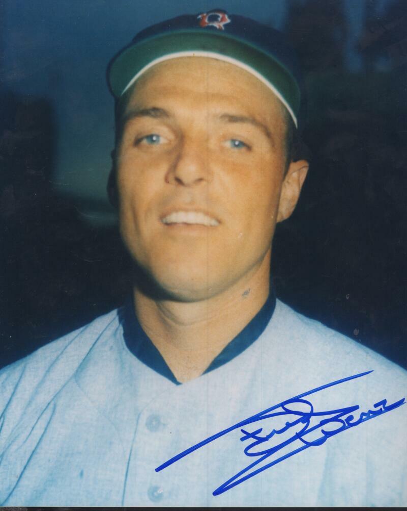 FRED WENZ BOSTON RED SOX  SIGNED AUTOGRAPHED 8X10 PHOTO W/ COA