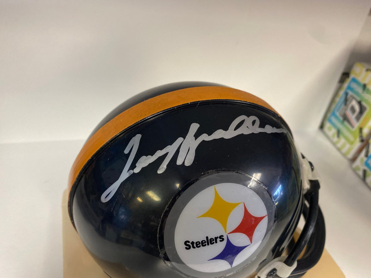TERRY BRADSHAW PITTSBURGH STEELERS SIGNED AUTOGRAPHED MINI HELMET BECKETT BAS