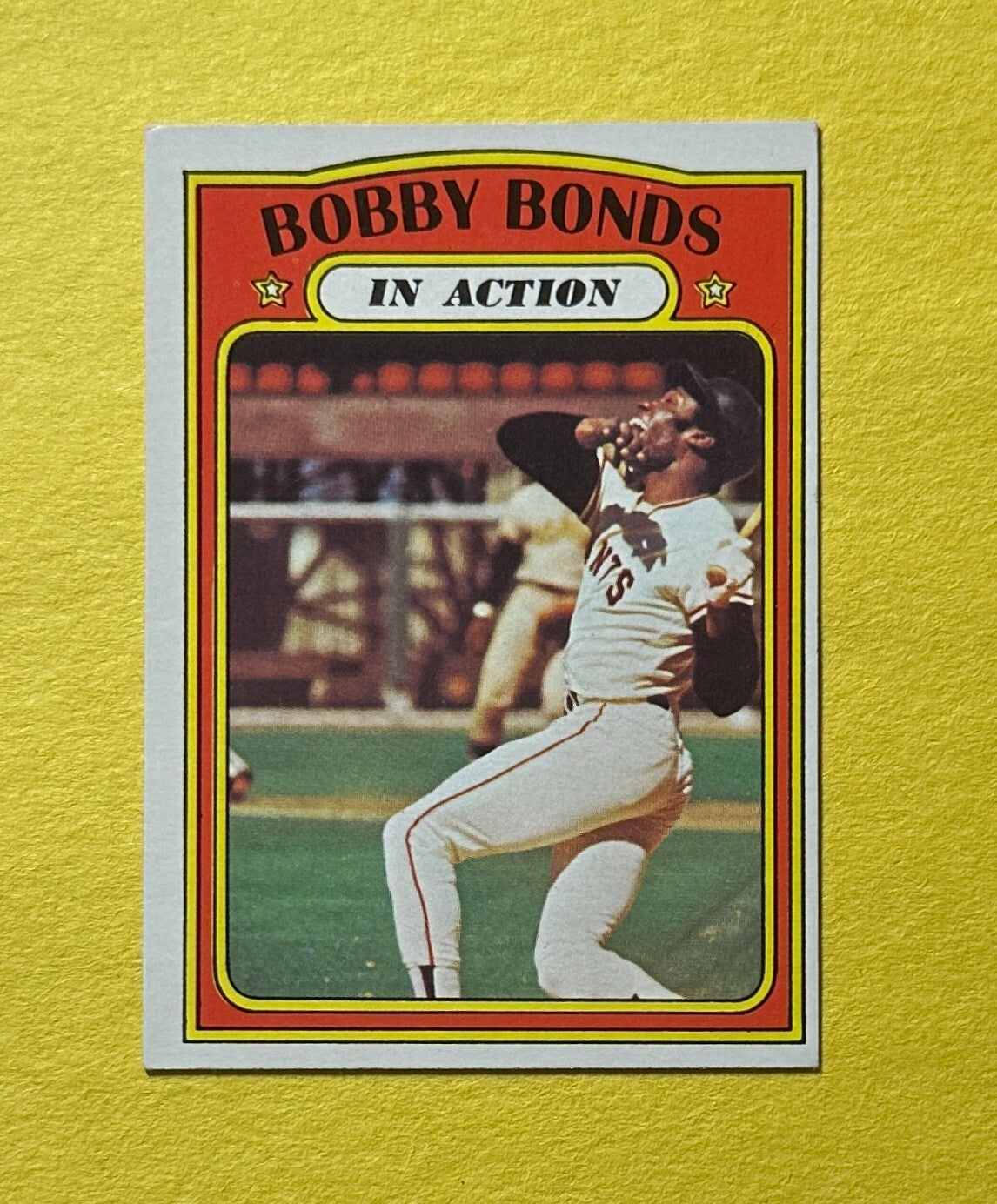 1972 TOPPS BOBBY BONDS IN ACTION #712