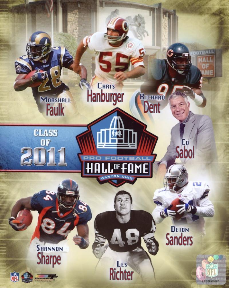 HALL OF FAME CLASS OF 2011 UNSIGNED 8X10 PHOTO