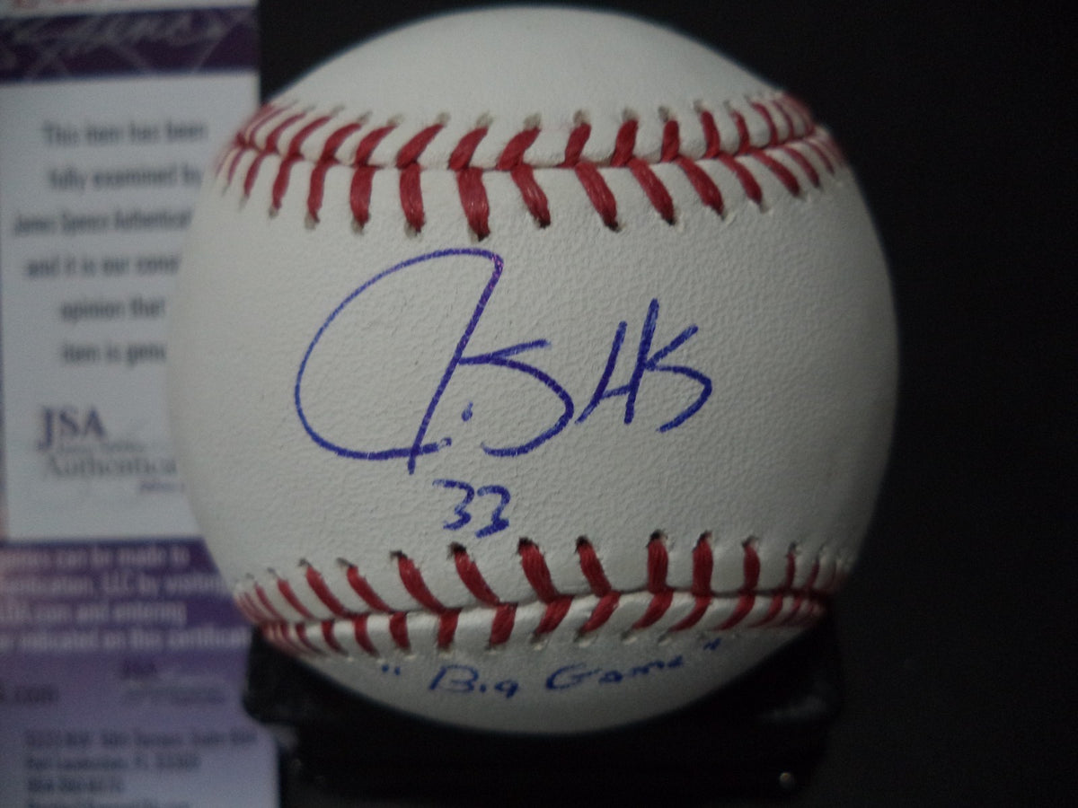 JAMES SHIELDS KC ROYALS "BIG GAME" SIGNED AUTOGRAPH ML BASEBALL JSA COA #L38796