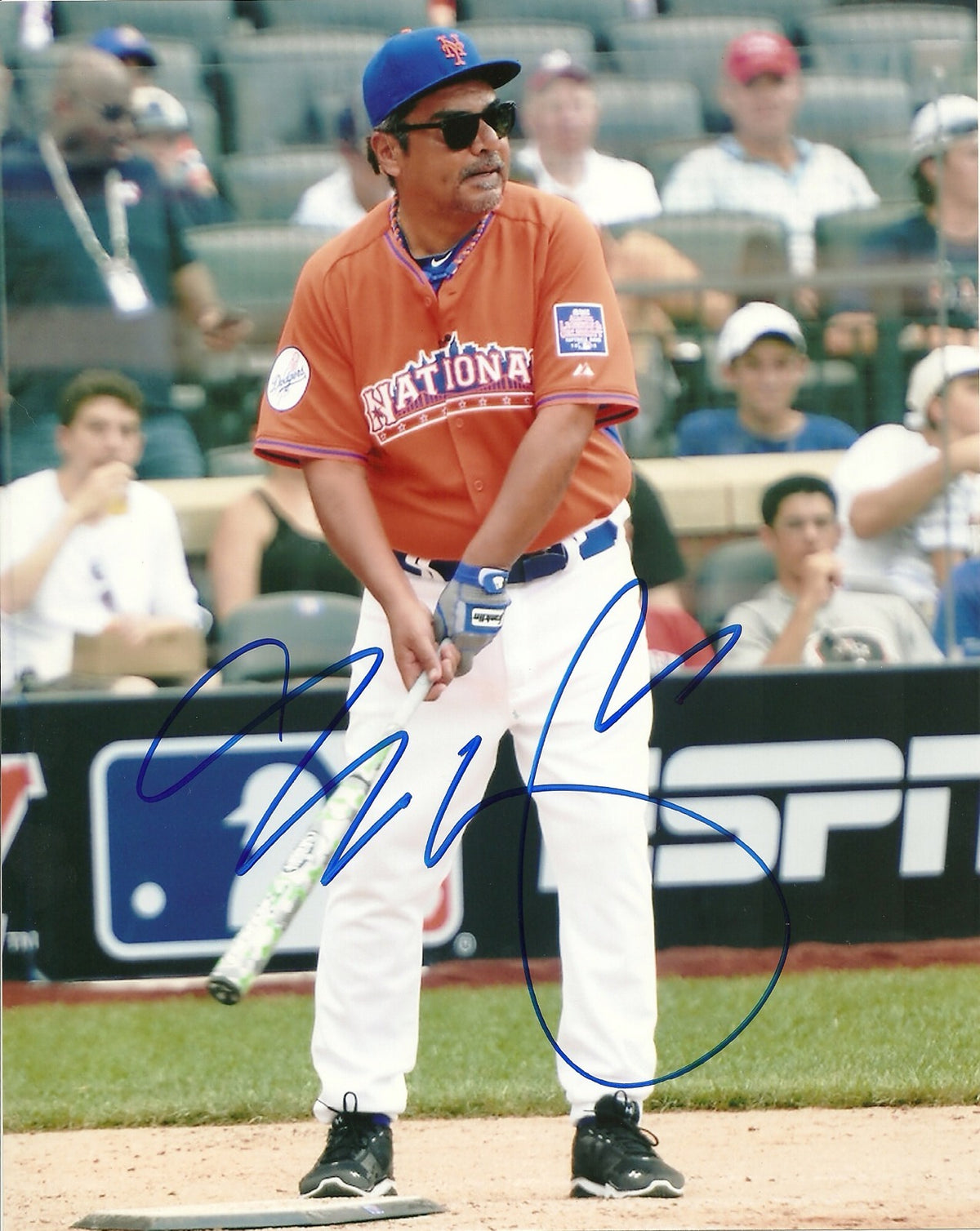 GEORGE LOPEZ NEW YORK METS SIGNED AUTOGRAPHED 8x10 PHOTO W/COA